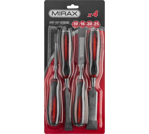 MIRAX 4 предм, набор стамесок-долот (1810-H4) купить в Сочи MIRAX 4 предм, набор стамесок-долот (1810-H4) купить в Сочи