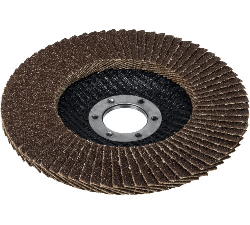 ЗУБР 125 х 22.2 мм, P80, КЛТ, Круг лепестковый торцевой (36591-125-80) купить  в Сочи