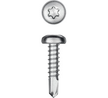 KRAFTOOL DS-P, 16 х 3.5 мм, А2, сверло, полукруглая головка, ТХ15, 1000 шт, саморез нержавеющий (300931-35-016)