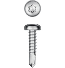 KRAFTOOL DS-P, 16 х 3.5 мм, А2, сверло, полукруглая головка, ТХ15, 1000 шт, саморез нержавеющий (300931-35-016)