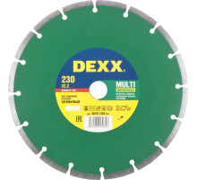 DEXX Multi Universal, 230 мм, (22.2 мм, 7 х 2.4 мм), сегментный алмазный диск (36701-230)