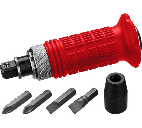 ЗУБР 6 предм., ударно-поворотная отвертка (2565) купить  в Сочи