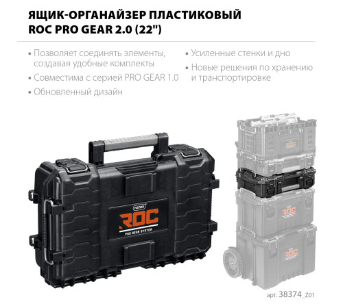 KETER ROC PRO GEAR 2.0 (22″) пластиковый ящик-органайзер (38374) купить  в Сочи