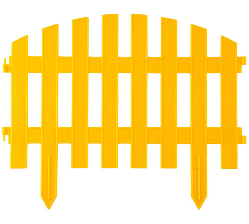 GRINDA Ар Деко, 28 х 300 см, желтый, 7 секций, декоративный забор (422203-Y) купить  в Сочи