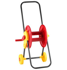 GRINDA для шлангов 60 м x 1/2″ и 30 м х 3/4″, на колёсах, телескопическая рукоятка, катушка для шланга (8-428430)