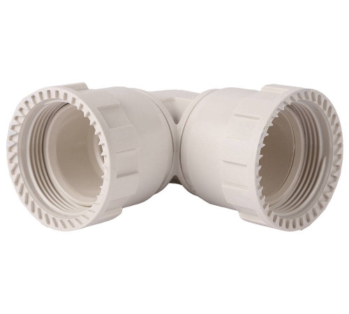 ЗУБР ШиреФит, накидная гайка - накидная гайка 90°, 26 мм, угловой соединитель (51497-26) купить  в Сочи