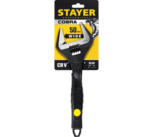 STAYER COBRA, 250/50 мм, разводной ключ, Professional (27264-25) купить в Сочи STAYER COBRA, 250/50 мм, разводной ключ, Professional (27264-25) купить в Сочи