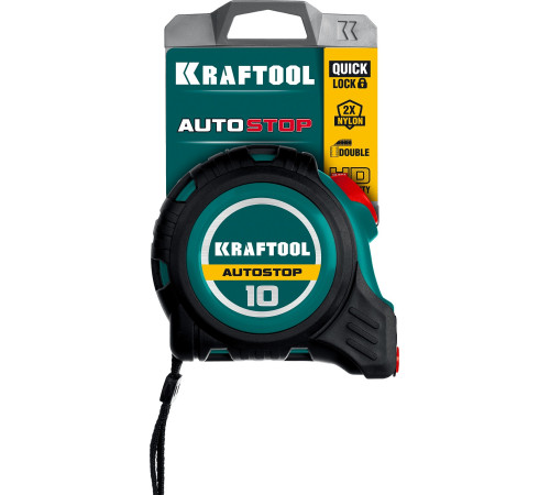 KRAFTOOL AutoStop, 10 м х 25 мм, рулетка с автостопом (3412-10-25) купить в Сочи KRAFTOOL AutoStop, 10 м х 25 мм, рулетка с автостопом (3412-10-25) купить в Сочи