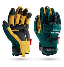 KRAFTOOL PANZER р.XL (10), профессиональные комбинированные перчатки, виброзащита, увеличенные противоударные накладки (11298-XL)