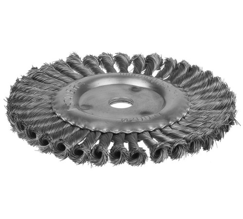 STAYER 200 мм, жгутированная стальная проволока 0.5 мм, щетка дисковая для УШМ, Professional (35120-200) купить  в Сочи