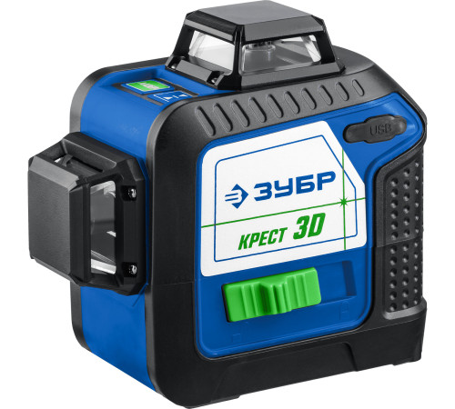ЗУБР КРЕСТ 3D, лазерный нивелир, Профессионал (34909) купить  в Сочи