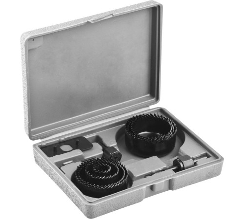 STAYER Maxcut, 7 шт, 22-67 мм, набор кольцевых коронок по дереву (29600-H7) купить  в Сочи