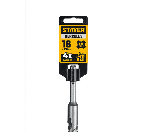 STAYER HERCULES-4Х 16x310 мм, SDS-plus бур (29290-310-16) купить в Сочи STAYER HERCULES-4Х 16x310 мм, SDS-plus бур (29290-310-16) купить в Сочи