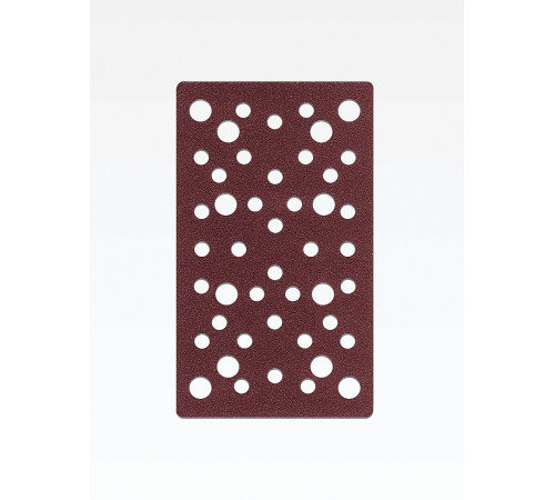 STEHER BPS-813-S 81х133 мм, Р180, шлифовальный лист на липучке, 46 отв., 5 шт. (35687-180) купить  в Сочи