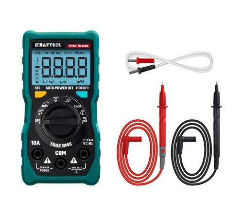 KRAFTOOL KM-500 цифровой мультиметр (59856) купить  в Сочи