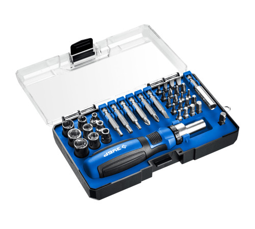 ЗУБР Компакт-38, 38 предм., реверсивная отвертка с насадками, Профессионал (25165-H38) купить  в Сочи