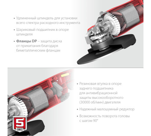 ЗУБР 2400 Вт, d230 мм, УШМ (УШМ-230-2405 П) купить  в Сочи