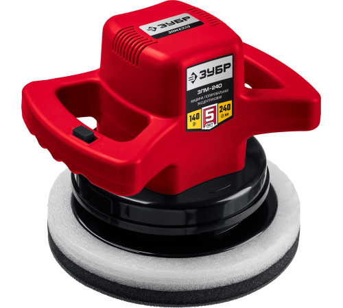 ЗУБР АВТО, d 240 мм, 140 Вт, полировальная машина (ЗПМ-240) купить  в Сочи