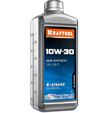 KRAFTOOL 10W-30, 1 л, полусинтетическое масло для 4-тактных двигателей (41510-1)