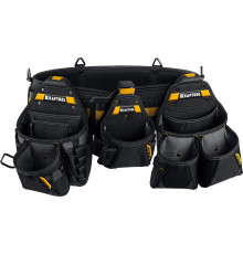 KRAFTOOL KBS-4 пояс монтажника, в комплекте: пояс монтажника и 3 сумки (38760-4)