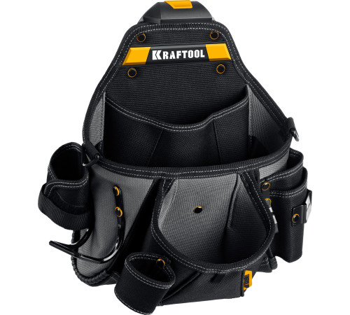 KRAFTOOL KPB-20 с быстросъёмным креплением FastClip, плечевой ремень, 20 карманов и петель, 320 х 310 мм, поясная сумка (38767) купить в Сочи KRAFTOOL KPB-20 с быстросъёмным креплением FastClip, плечевой ремень, 20 карманов и петель, 320 х 310 мм, поясная сумка (38767) купить в Сочи