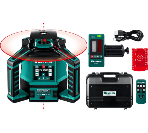 KRAFTOOL RL600, 600 м, ротационный лазерный нивелир (34600) купить  в Сочи