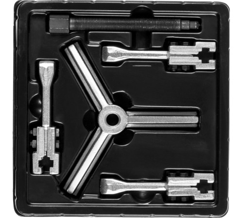 ЗУБР внешний d 30 - 130 мм, внутренний d 70 - 180 мм, раздвижной трехзахватный съемник, Профессионал (43312-180-090) купить  в Сочи