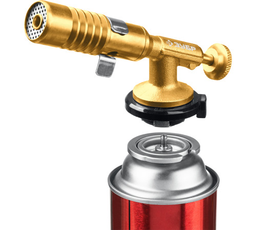 ЗУБР ГРМ-200, 1300°C, цельнометаллическая, 2 в 1, газовая горелка на баллон с цанговым соединением, Профессионал (55556) купить  в Сочи