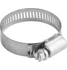 ЗУБР НХ-12П, 38 - 59 мм, просечная лента 12.7 мм, 4 шт, нержавеющий хомут, Профессионал (37815-038-59-4)