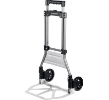 STAYER PROTruck, до 90кг, каркас из стали, платформа из алюминия, платформа 39х28см, колеса d13см, вес 4кг, складная хозяйственная тележка (38755-90)