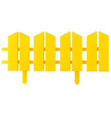 GRINDA Летний Сад, 16 x 300 см, желтый, 7 секций, декоративный бордюр (422225-Y)