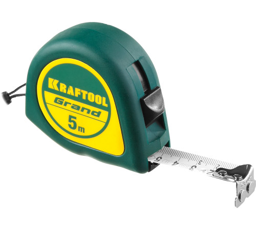 KRAFTOOL Grand, 5 м х 19 мм, рулетка (34022-05-19) купить  в Сочи