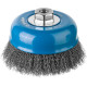 ЗУБР 125 мм, витая, стальная проволока 0.3 мм, чашечная щетка-крацовка для УШМ, Профессионал (35261-125) купить  в Сочи