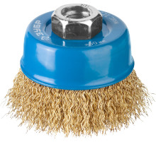 ЗУБР 60 мм, проволока 0.3 мм, чашечная щетка-крацовка для УШМ, Профессионал (3526-060)