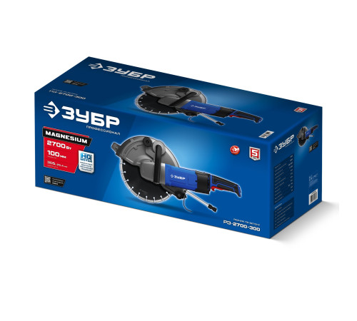 ЗУБР d 305 мм, 2700 Вт, 100 мм, электрический резчик по бетону, Профессионал (РЭУ-2700-300) купить  в Сочи