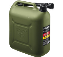 ЗУБР 20 л, пластиковая усиленная канистра, Профессионал (38365-20)