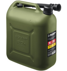 ЗУБР 20 л, пластиковая усиленная канистра, Профессионал (38365-20)
