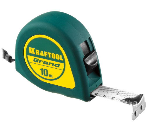 KRAFTOOL Grand, 10 м х 25 мм, рулетка (34022-10-25) купить  в Сочи