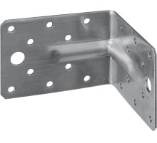 ЗУБР УНКУ-2.0, 65 x 90 x 90 x 2 мм, усиленный нержавеющий крепежный уголок, Профессионал (310516-65)