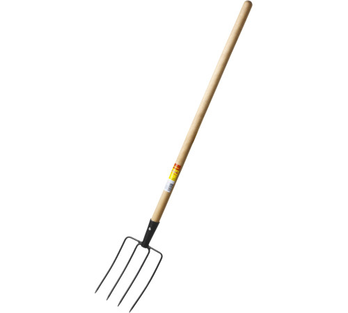 GRINDA 180 х 300 х 1330 мм, четырёхрогие, кованные зубья, деревянный черенок высш. сорт, вилы навозные кованые (39723) купить  в Сочи