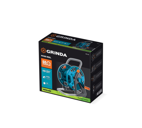 GRINDA HR-60, для шлангов 60м x 1/2″ и 30м х 3/4″, стальные опоры, пластиковый барабан, катушка для шлангов ProLine (428451) купить  в Сочи GRINDA HR-60, для шлангов 60м x 1/2″ и 30м х 3/4″, стальные опоры, пластиковый барабан, катушка для шлангов ProLine (428451) купить  в Сочи