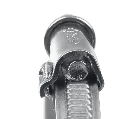 ЗУБР Х-9Н, 50 - 70 мм, накатная лента 9 мм, цинк, 50 шт, червячный хомут (37807-70) купить  в Сочи