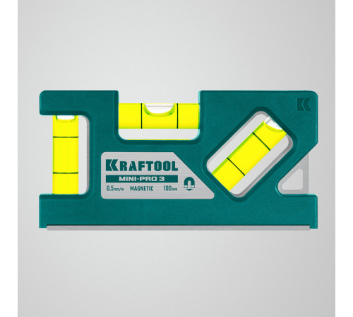 KRAFTOOL Mini-Pro 3, 100 мм, магнитный компактный уровень (34861-010) купить в Сочи KRAFTOOL Mini-Pro 3, 100 мм, магнитный компактный уровень (34861-010) купить в Сочи
