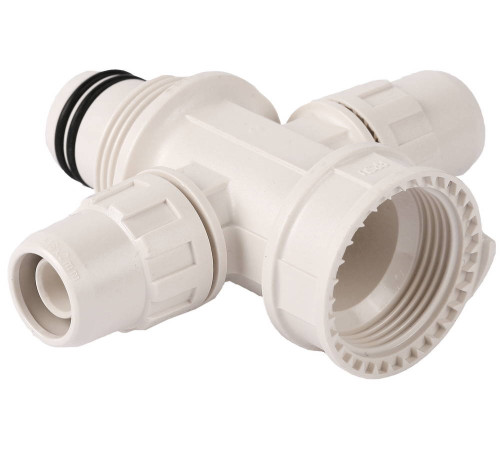 ЗУБР ШиреФит, внутренняя резьба - штуцер с гайкой - штуцер с гайкой - штуцер с гайкой, 26 - 16 мм, сборный крестовой коллектор (51518-26-16-26) купить  в Сочи