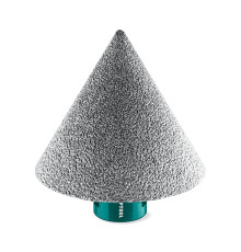 KRAFTOOL VS DIAMOND d 3-75 мм, М14, Вакуумная алмазная фреза конусная (29812-03-75)