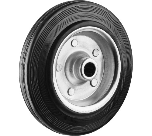 ЗУБР d 200 мм, г/п 185 кг, игольчатый подшипник, резина/металл, колесо, Профессионал (30936-200) для перемещения тележек и легковесного оборудования ЗУБР d 200 мм, г/п 185 кг, игольчатый подшипник, резина/металл, колесо, Профессионал (30936-200) для перемещения тележек и легковесного оборудования