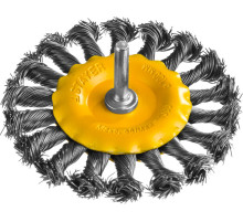 STAYER 100 мм, жгутированная стальная проволока 0.5 мм, щетка кистевая для дрели, Professional (35115-100)