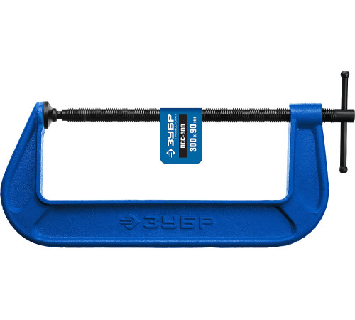 ЗУБР ПСС-300, 300 мм, чугунная струбцина тип С (G-образная), Профессионал (32245-300) купить  в Сочи ЗУБР ПСС-300, 300 мм, чугунная струбцина тип С (G-образная), Профессионал (32245-300) купить  в Сочи