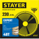 STAYER Expert, 230 x 32/30 мм, 48T, точный рез, пильный диск по дереву (3682-230-32-48) купить в Сочи