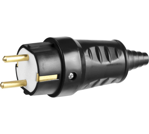 СИБИН черная, 220 В, IP44, прямая вилка (55115-B) купить  в Сочи